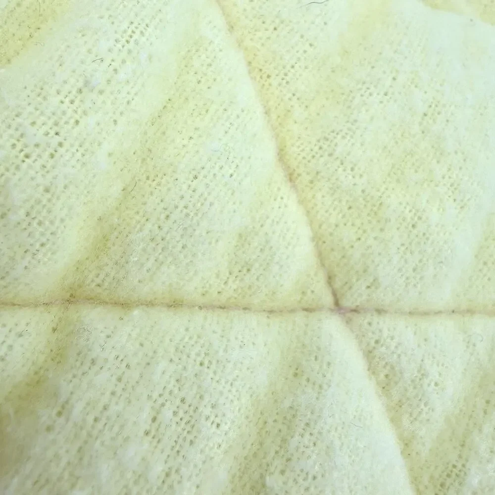 Looney Tunes Tweety Doll Blanket VTG 1997 Quilted Yellow Cotton Pink Satin Edge